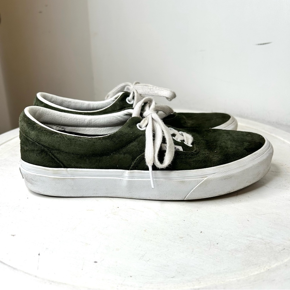 Vans Authentic Suede Sneaker In Dried Kelp